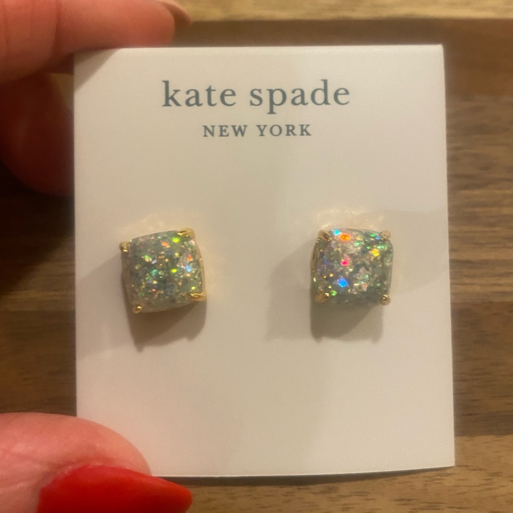 Kate Spade studs, new in packaging
